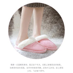 Winter Women Slippers Furry Home Floor Shoes Warm Indoor Slides Men Bedroom Slippers Plush Couples Footwear Soft Non-slip Shoes RT220