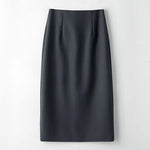 Office Lady Fashion Slim Solid Skirt Koreon Clothing Spring Summer Streetwear New High Waist Elegant Straight Midi Casual Skirts RT220