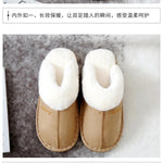 Winter Women Slippers Furry Home Floor Shoes Warm Indoor Slides Men Bedroom Slippers Plush Couples Footwear Soft Non-slip Shoes RT220