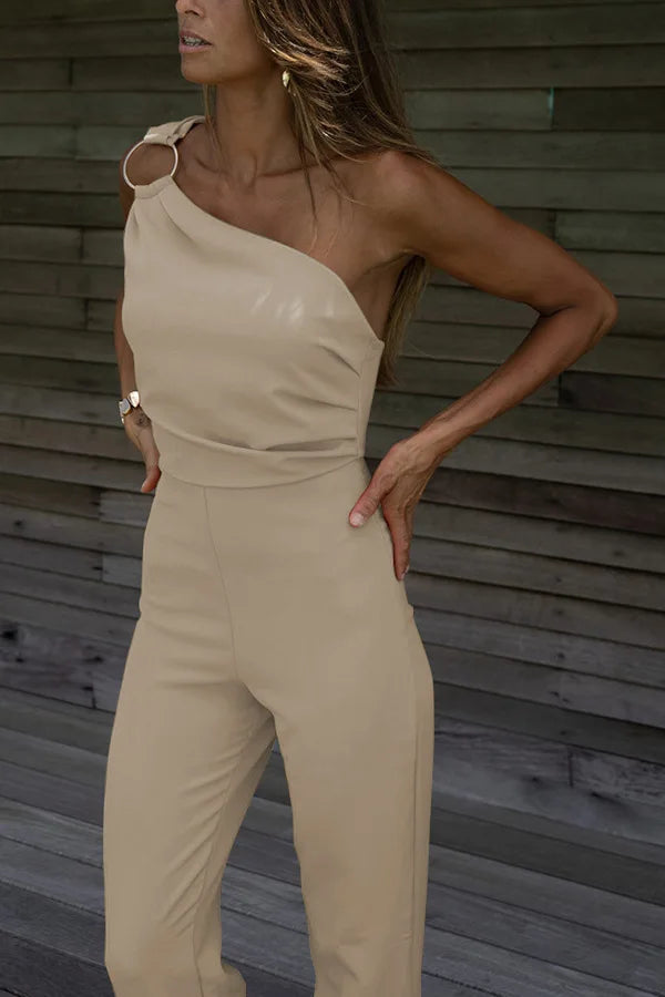 2024 Summer Europe and The United States Sexy Women's Solid Color Nightclub Jumpsuit Casual Pants RT220