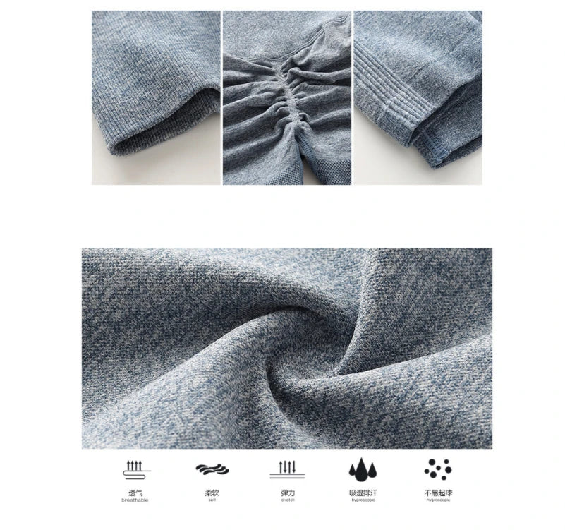 Women Seamless Workout Leggings High Waist Push Up Leggings Ladies Sexy Gym Legging Fashion Black Sports Leggings RT220