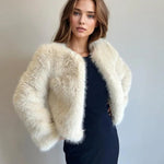 Women's Winter Warm Imitation Mink Fur Jacket Fashionable And Casual Style RT220