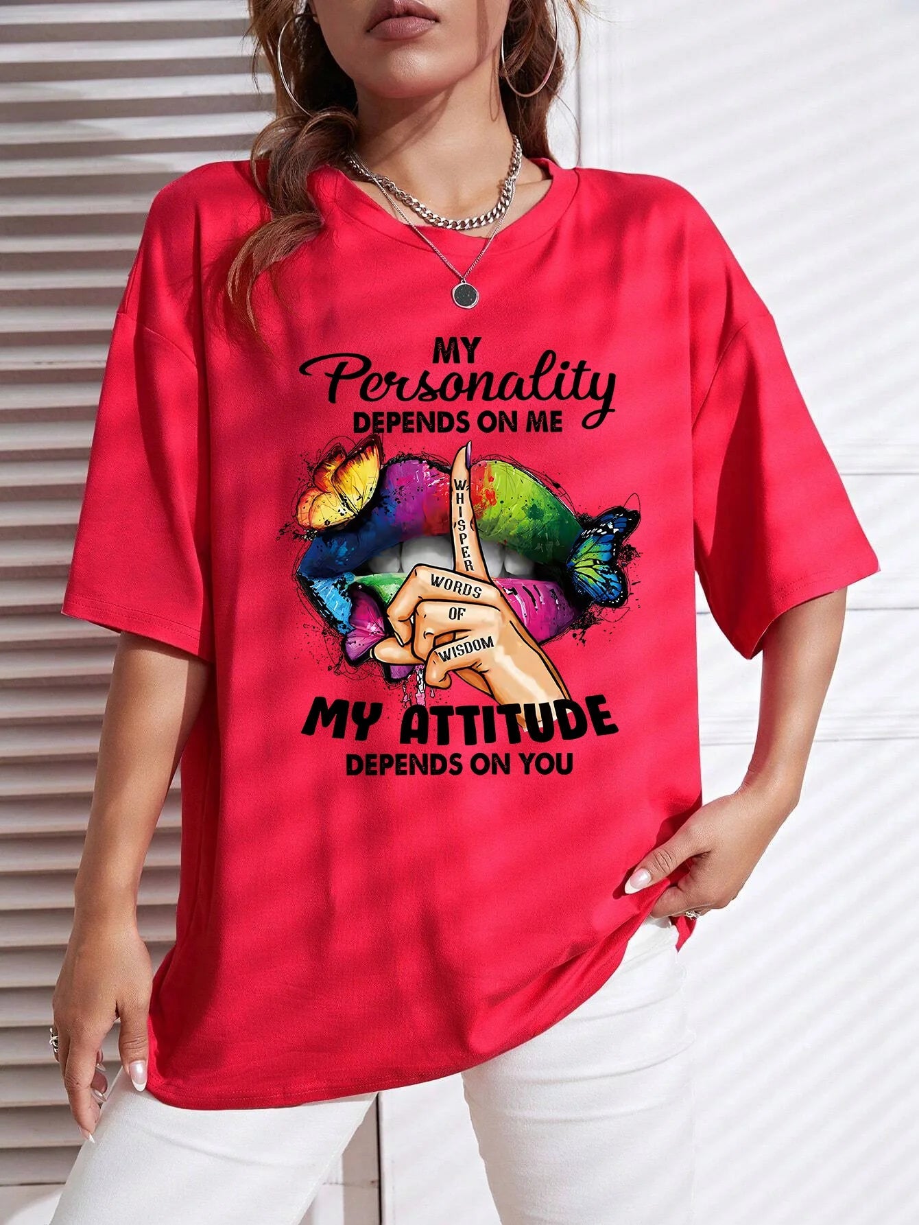 Painted Lips And Hands T-Shirt Women Casual Cotton T Shirt Soft Street Short Sleeve Fashion Comfortable All Match Tops Female RT220