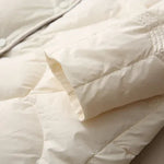 2024 Winter New Fashion Stand Collar X-Long Women Down Jackets Female Casual Loose Ultra Lightweigh White Duck Down Warm Coat RT220