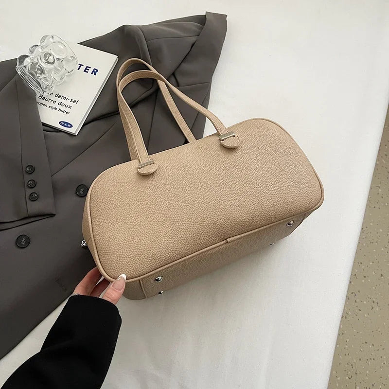 LEFTSIDE Fashion Retro Women Pillow Handbags and Purses 2025 Spring Luxury Leather Tote Bags Trend Females Shoulder Bags RT220