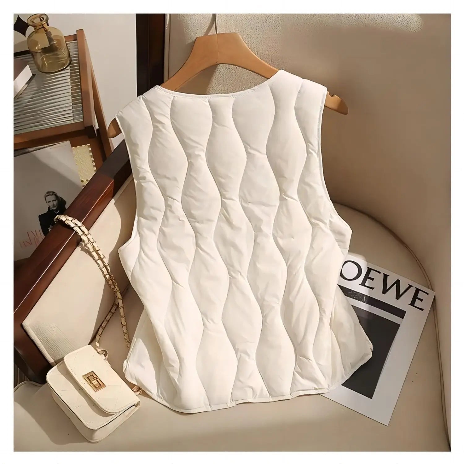 Autumn Winter New Fashion V-neck Waistcoat Down Coats Women's Clothing Loose Warm Korean Simplicity All-match Popularity Tops RT220