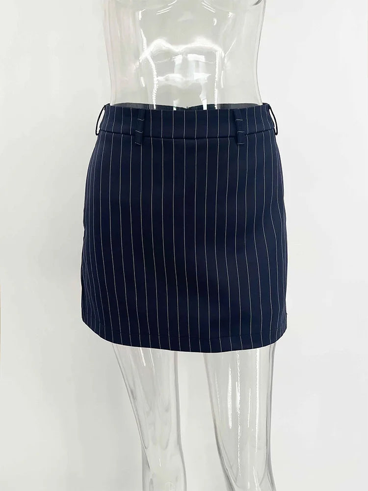 Trendix Elegant Blazer 2 Piece Sets Women V Neck Patchwork Scarf Lace Up Jackets Femme Bodycon Skirt And Commuting Blazers Suits RT220