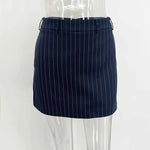 Trendix Elegant Blazer 2 Piece Sets Women V Neck Patchwork Scarf Lace Up Jackets Femme Bodycon Skirt And Commuting Blazers Suits RT220