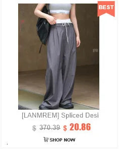 [LANMREM] Faux Fur Thick Warm Coats Lapel Single Breasted Office Lady Elegant Female Outwear Fashion 2025 Winter New 26C1095 RT220