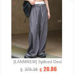 [LANMREM] Faux Fur Thick Warm Coats Lapel Single Breasted Office Lady Elegant Female Outwear Fashion 2025 Winter New 26C1095 RT220