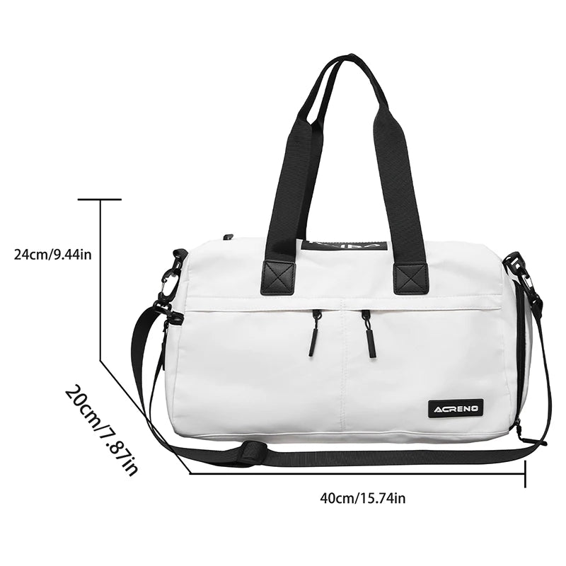 A leisure fashion large capacity fitness travel bag, waterproof fabric, large capacity yoga travel fitness various sports RT220