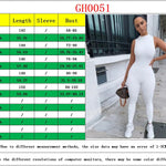 Pencil Jumpsuit Women New Full Seasons Casual Fitness Sporty Playsuit Sleeveless Slim Activewear All In One Jumpsuit Clothing RT220