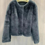 Women's Winter Warm Imitation Mink Fur Jacket Fashionable And Casual Style RT220