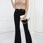 Women Top Shiny Glitter Sequin Sleeveless T-shirt Vest Tank Tops Fashion Sexy Camis New Cocktail Party Clubwear Evening T-shirts RT220