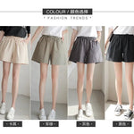 High Waisted Casual Linen Shorts Women Gym Workout Shorts Cotton Short Pants Loose-fitting Ladies Short Femme Women Shorts Sport RT220