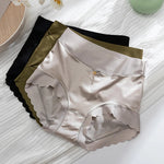 Silk Panties Nice Briefs Soft Underwear Women's Mid rise Elegance Girls Sexy Lingerie RT220