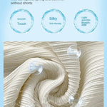 Thin Summer Wide-leg Pants Ice Filament Permeability Women Spring  Women Elastic Waist Stright Long Wide Leg Pants Casual Female RT220