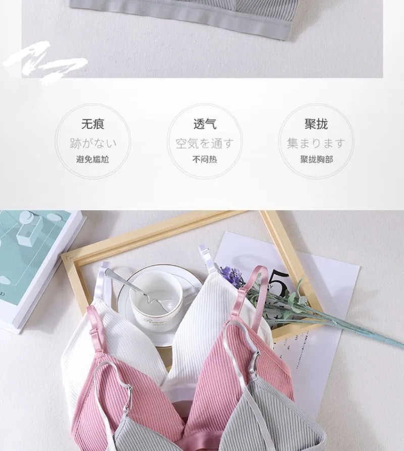 Women Yoga Sports Bras Triangle Cup Underwear Female Breathable Wrapped Tube Top Sexy Beauty Back Adjustable Sling Bra Vest RT220