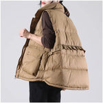 Winter Ultra Light Thin Duck Down Vest Feather Jacket Women Quilted Short Warm Basic Casual Oversize Waistcoat RT220