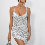 Sexy Irregular Womens Dresses Halter Club Elegant Party Short Summer Dress Woman Clothing Bodycon Evening Prom Dress Vestido X98 RT220