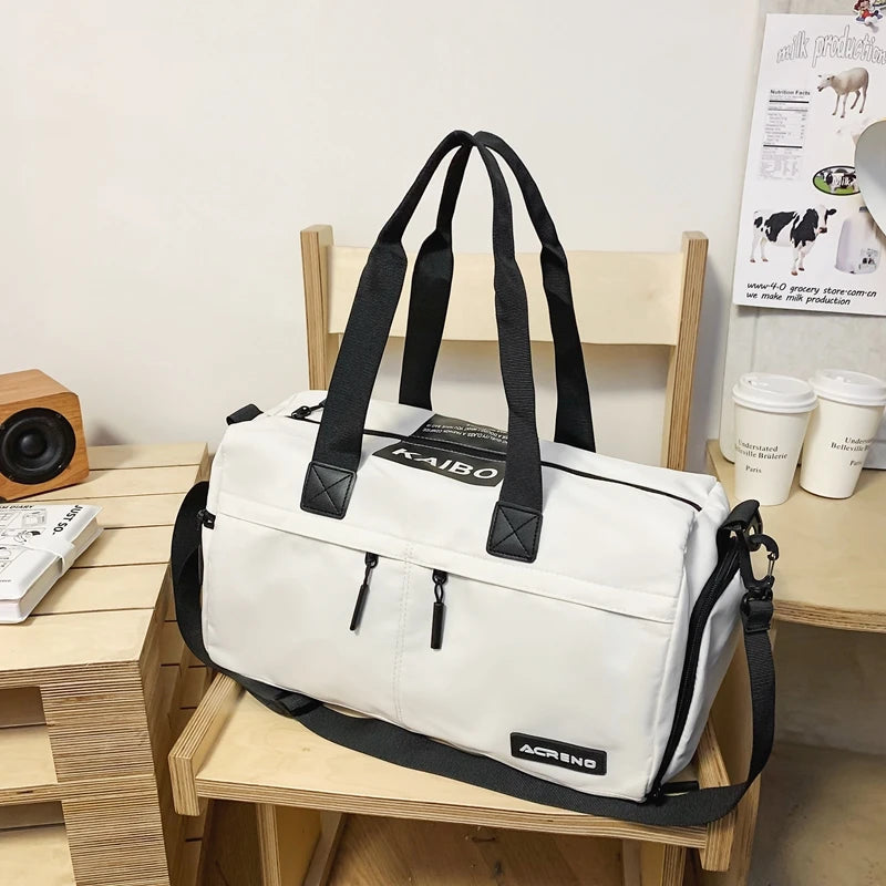 A leisure fashion large capacity fitness travel bag, waterproof fabric, large capacity yoga travel fitness various sports RT220