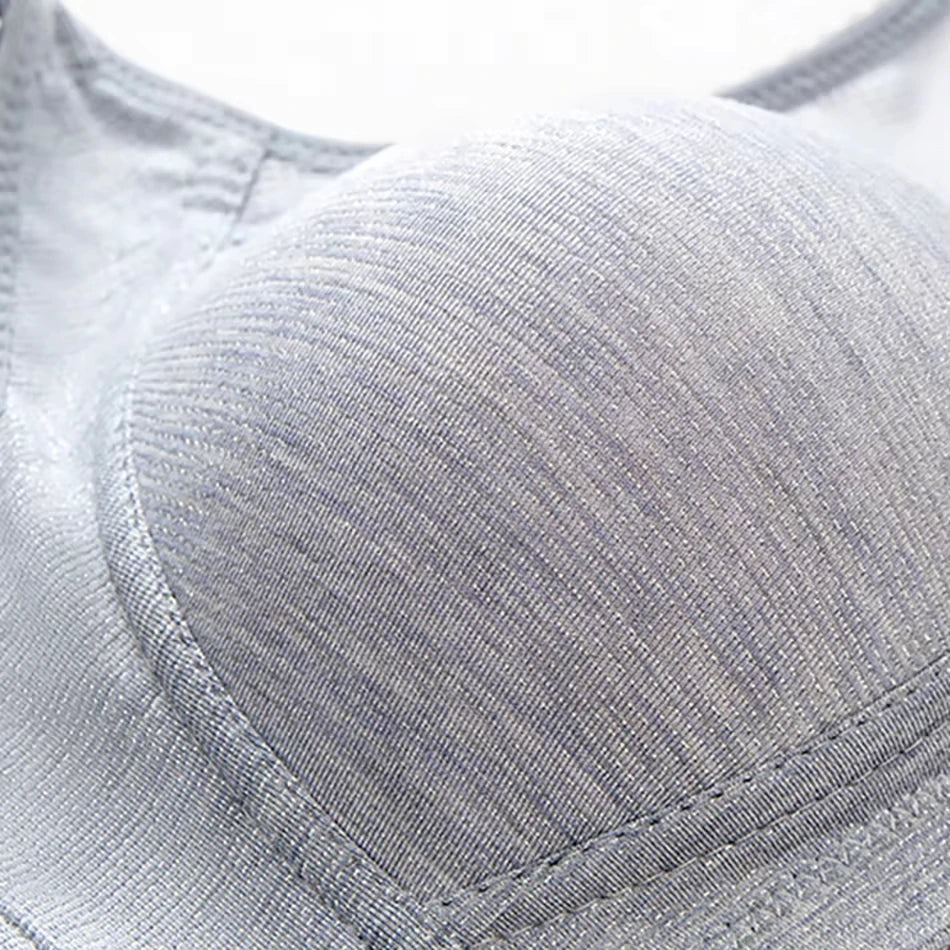 Bra for Women Comfortable Non-slip Push-up Sports Bra with Wide Shoulder Straps Chest Pad for Women Breathable lingerie RT220