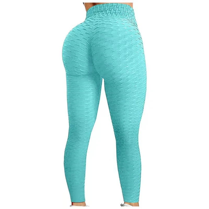 I-MOO Sexy Leggings Hip-lifting Bubble Pants Women High Waist Fitness Leggings Gym Sport Push Up Leggings Women Workout Yoga RT220