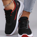 Spring new women's sports shoes, fashionable, breathable, lightweight, non-slip, wear-resistant, casual sports shoes, flat shoes RT220