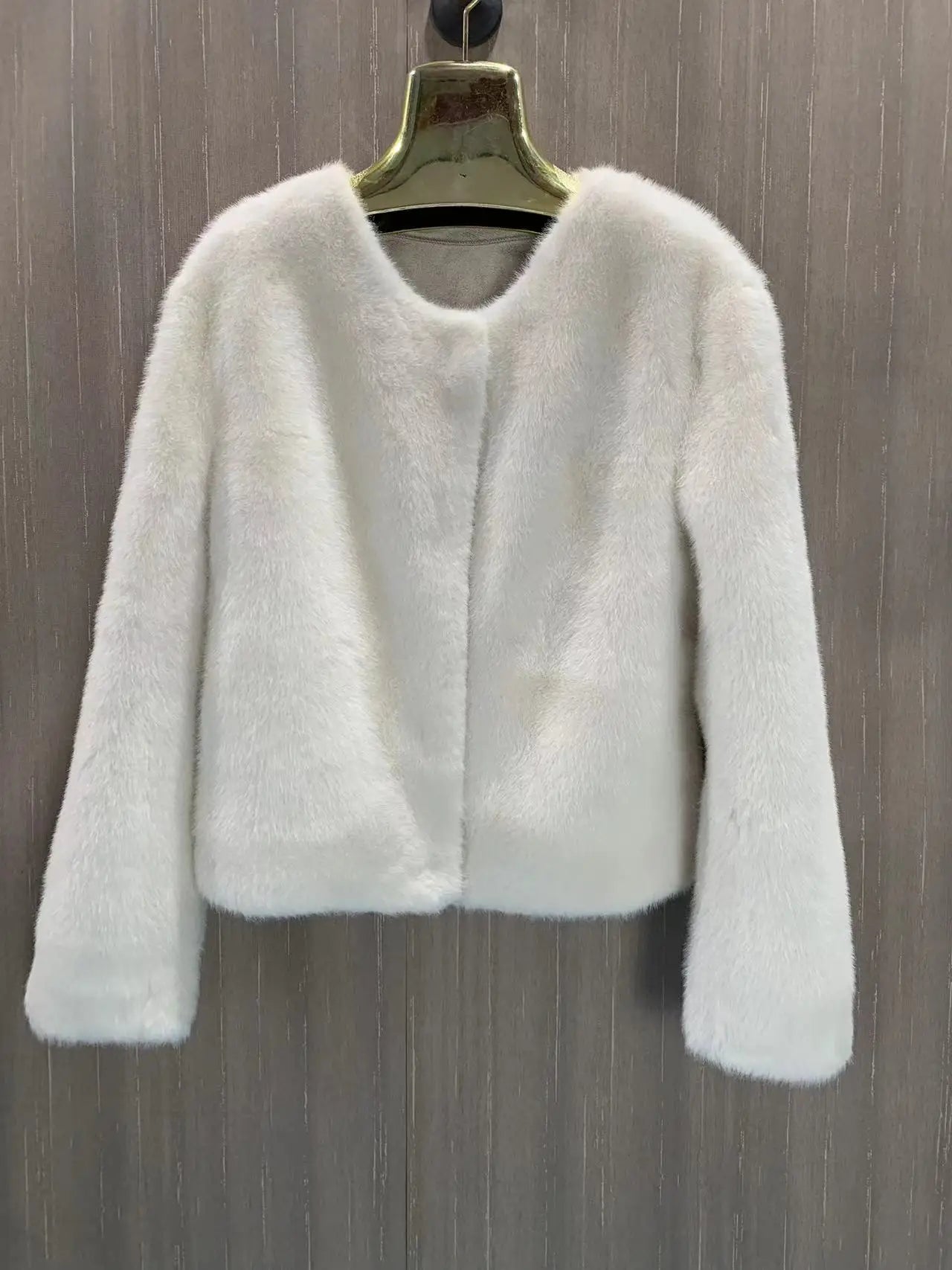 Women's Winter Warm Imitation Mink Fur Jacket Fashionable And Casual Style RT220