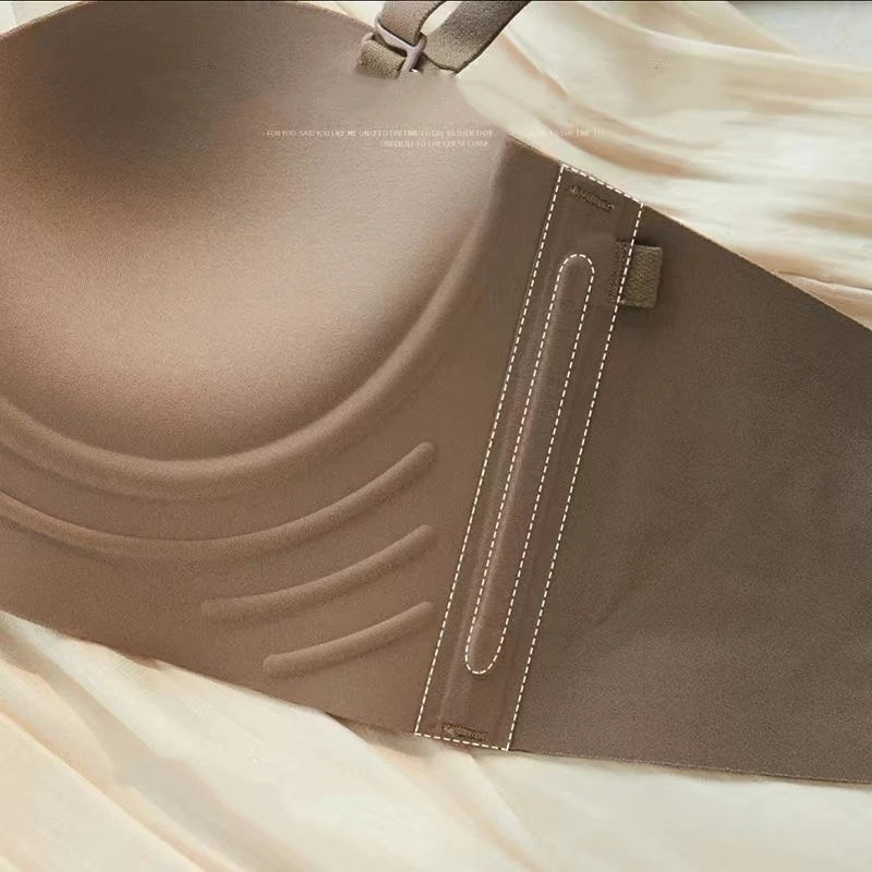 Women's Bra  Half Cup Push Up Small Breasts Show Bigger Side Breasts Seamless Sling Bra No Wires Sexy Sling Bra RT220