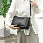 Soft Genuine Leather Messenger Bag Women Design Shoulder Crossbody Bag Purse Fashion Female High Quality Cow Leather Handbag New RT220