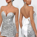 Sexy Irregular Womens Dresses Halter Club Elegant Party Short Summer Dress Woman Clothing Bodycon Evening Prom Dress Vestido X98 RT220