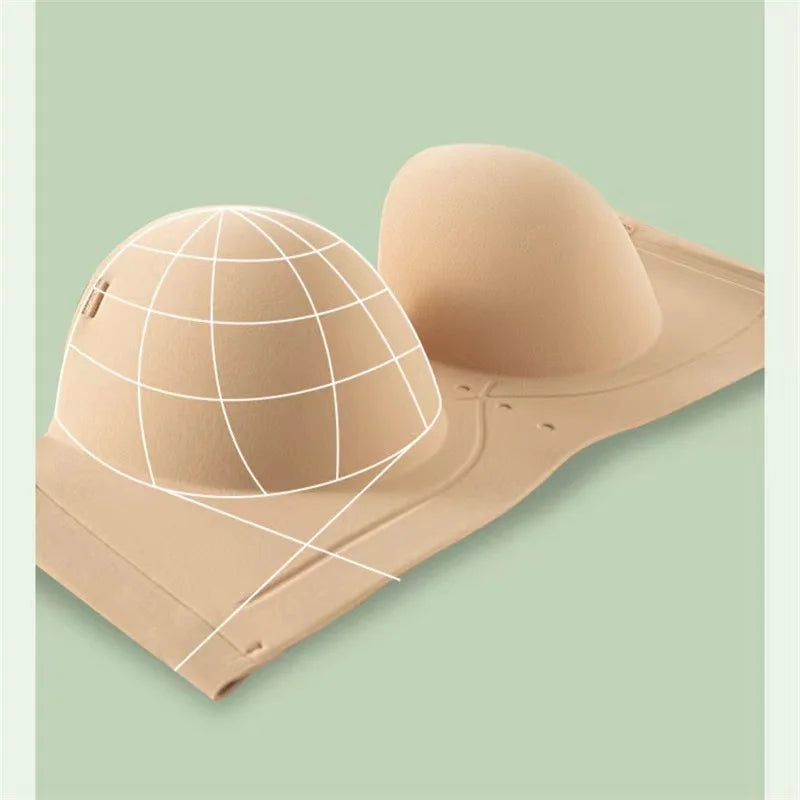 Women's Bra  Half Cup Push Up Small Breasts Show Bigger Side Breasts Seamless Sling Bra No Wires Sexy Sling Bra RT220