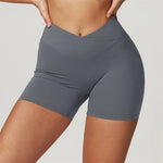 Sexy Flared Leggings Women's Running Pants Scrunch Butt Trousers Cross Waist Sports Tights Woman Skin-Friendly Workout Leggin RT220