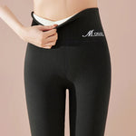 Women Leggings Winter Velvet Thickened Cotton Stretchy Legging High Waist Solid Casual Fleece Warm Tights Pants RT220