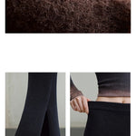 Maden Retro Knitted Skirt Solid Color Slit Fit with Single-side Slit Versatile A - line Skirt for Women's Autumn and Winter RT220