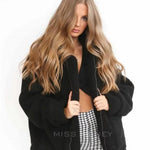 Autumn Winter Faux Fur Coat Women 2025 Khaki Casual Warm Soft Zipper Fur Jacket Plush Overcoat Pocket Teddy Coat Female Jacket RT220