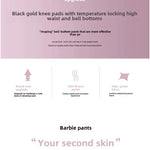 Thickened Black Gold 600g Micro Flared Shark Suit Women's Outerwear High-Waisted Slimming Bell-Bottom Pants High Elasticity RT220