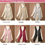 New Fashion Female Sleeveless Jacket Women Winter Light White Duck Down Jacket Slim Puffer Vest Portable Windproof Down Coat RT220