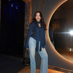 Trendix Elegant Blazer 2 Piece Sets Women V Neck Patchwork Scarf Lace Up Jackets Femme Bodycon Skirt And Commuting Blazers Suits RT220