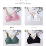 Women Yoga Sports Bras Triangle Cup Underwear Female Breathable Wrapped Tube Top Sexy Beauty Back Adjustable Sling Bra Vest RT220