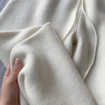 Autumn and Winter New High-waisted Loose Wool Knitted Wide-leg Trousers for Women To Wear Straight Leg Wide-leg Moped Trousers RT220