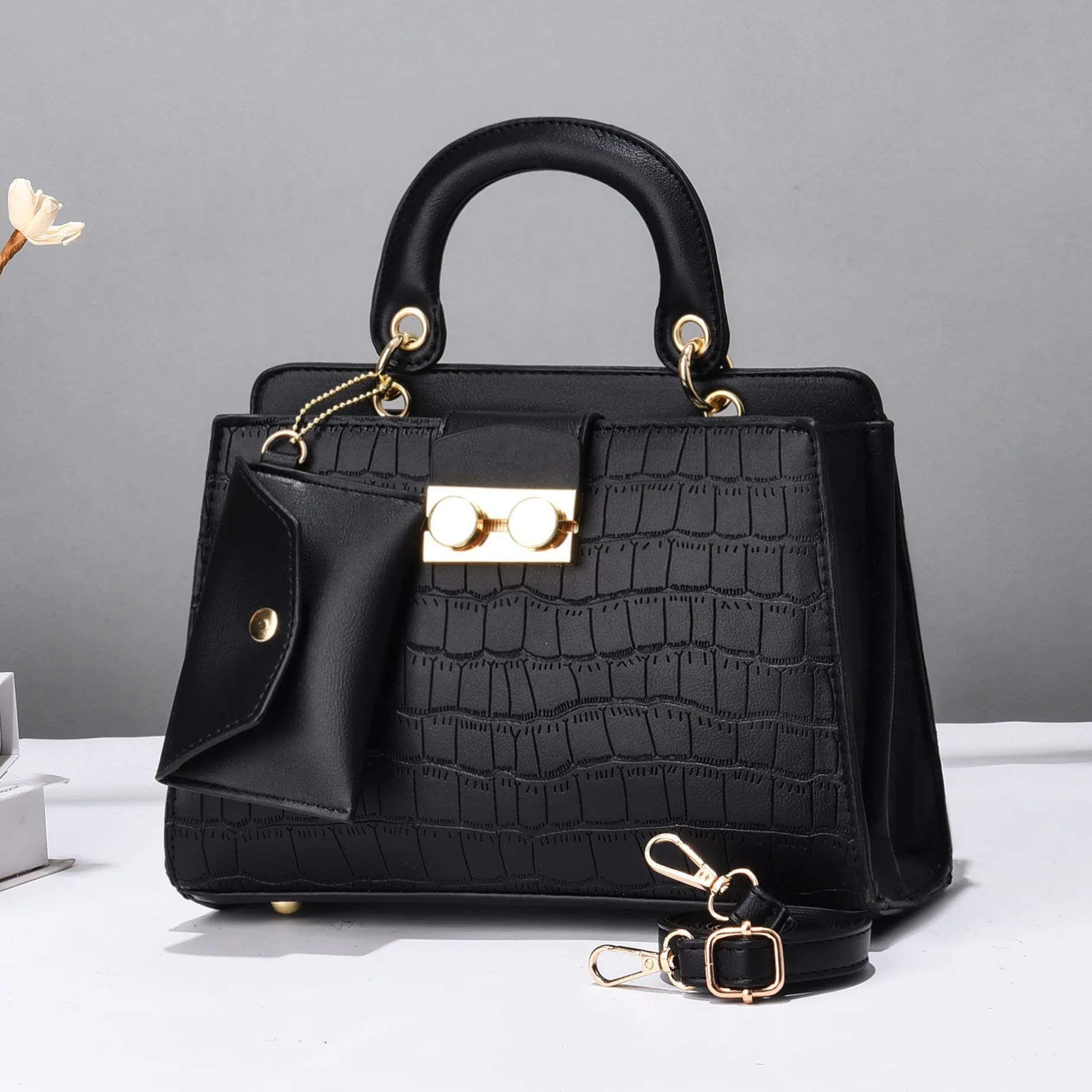 New Women bag Brand Female Shoulder bag Handbag for Fashion single shoulder bags luxury designer Retro fashionsquare bag RT220
