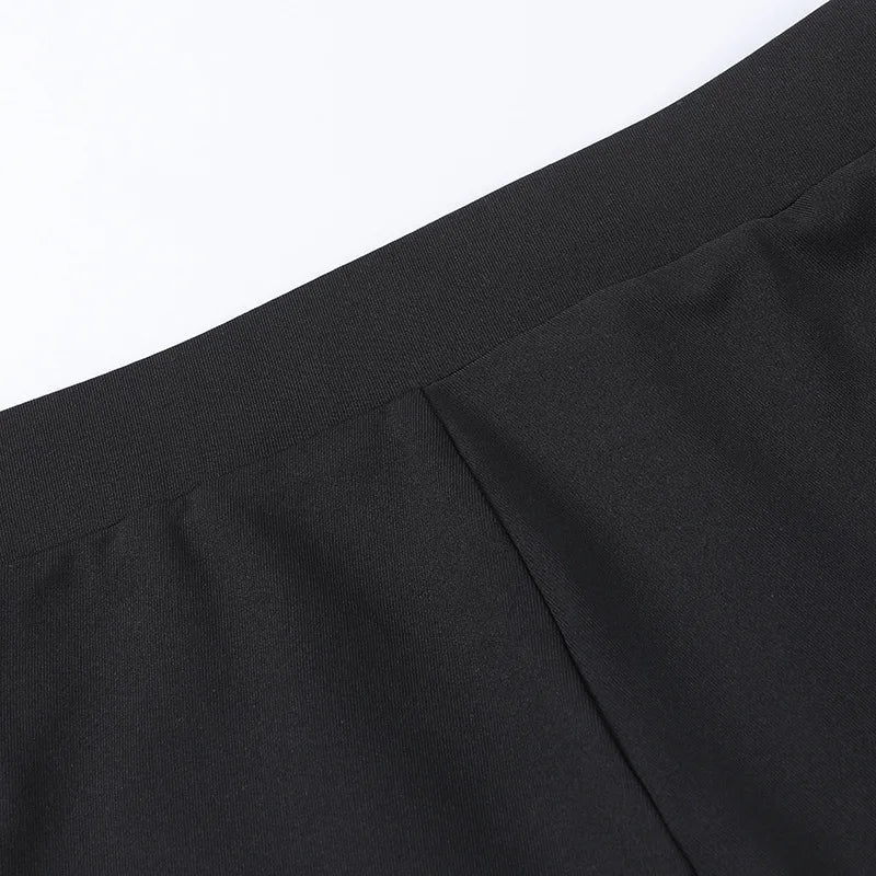 European and American Spring/Summer Round Neck Long Short sleeved 3/4 Shorts Two piece Women's Fashion Sports Versatile Set RT220