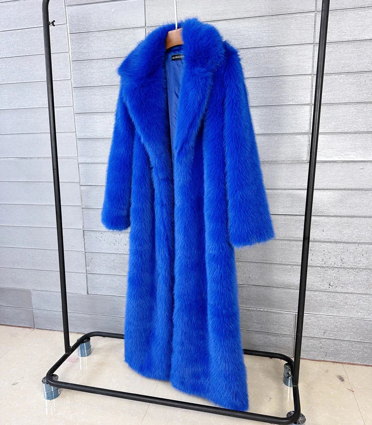 Tossy Winter Fur Feather Overcoat For Women Loose Cardigan Solid Luxury Elegant Jacket Clothes Warm 2025 Fur Feather Outwear RT220