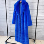 Tossy Winter Fur Feather Overcoat For Women Loose Cardigan Solid Luxury Elegant Jacket Clothes Warm 2025 Fur Feather Outwear RT220