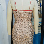 Sexy women's dress sequin halter sleeveless backless sequin evening dresses woman elegant party dresses cocktail prom dress XY15 RT220