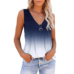 Summer Tie Dye 3D Print Tank Tops Women V-Neck Sleeveless Camisoles Off Shoulder Vest Woman Y2k Top Streetwear Female Clothing RT220