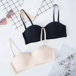 Women Invisible Bra Strapless Bralette 1/2 Cup Women's Underwear Female Seamless Party Wedding Bras Sexy Lingerie New RT220