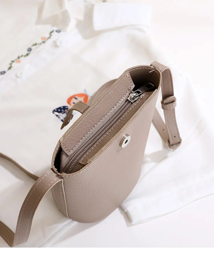 Fashion Women Handbags Female Soft Pu Leather Shoulder Bags Large Capacity Crossbody Bags for Women Portable Falp Phone Purse RT220